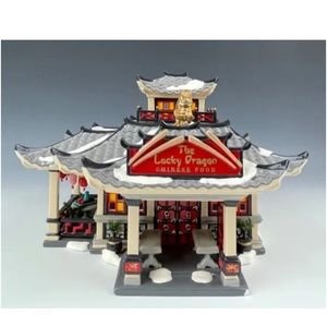 Department 56 Snow Village Lucky Dragon Restaurant